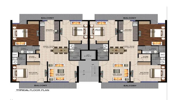 Featured Image of Century Astoria 6 BHK Floor Plan