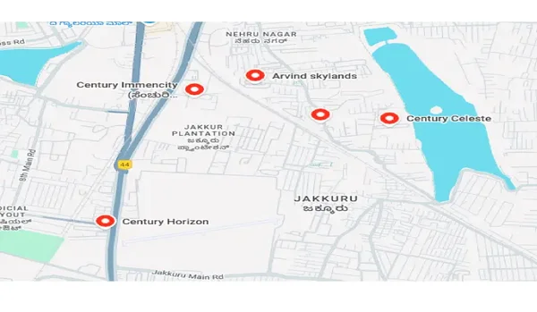 Featured Image of Century Astoria Location Map