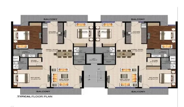 Featured Image of Century Astoria 6 BHK Apartment Floor Plan